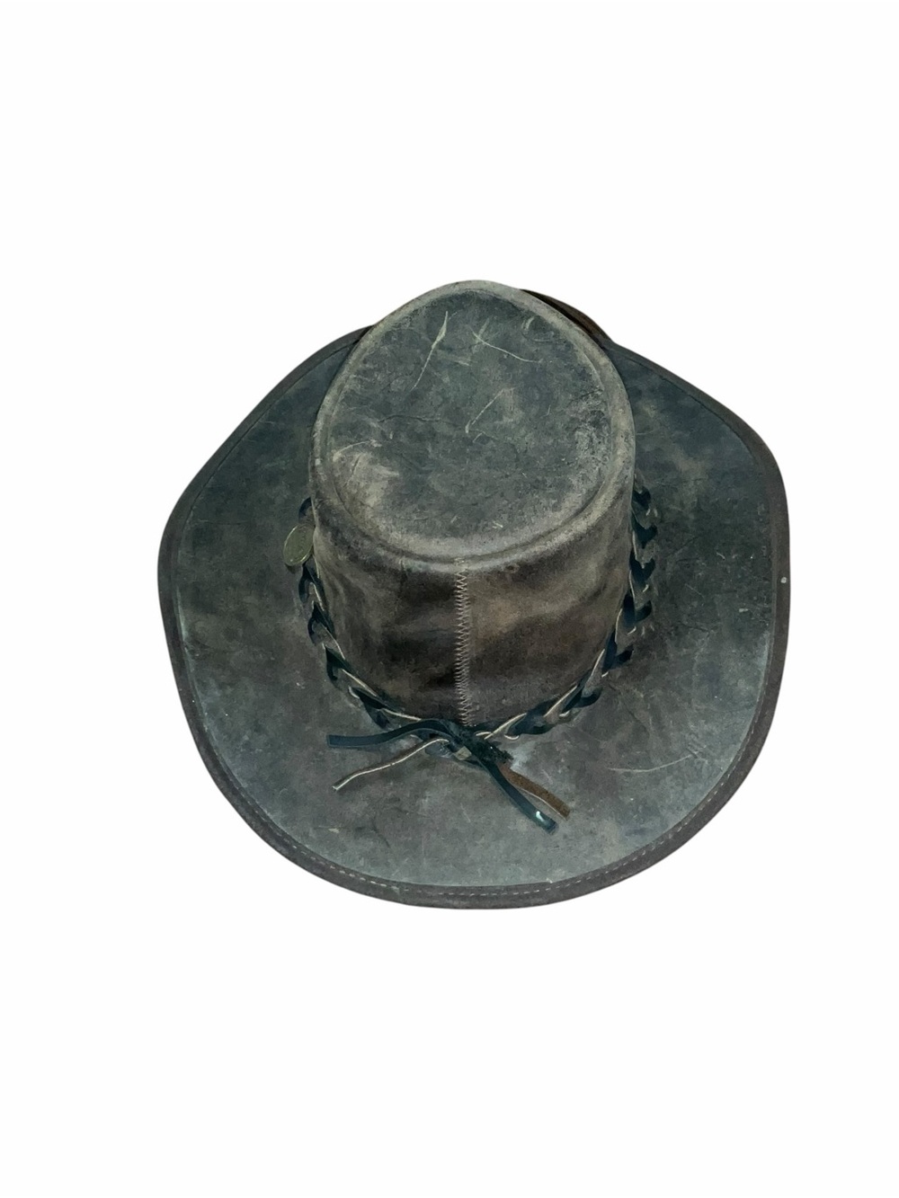 Barmah Australia Leather Outback Cowboy Hat Brown Large